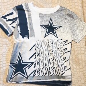 NFL Kids White & Navy Cowboys Graphic Tee